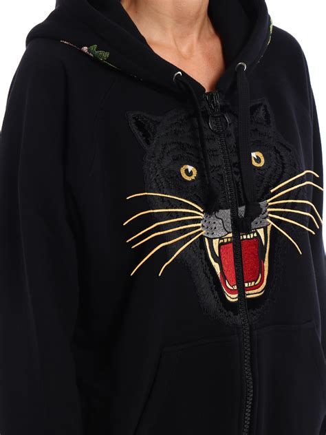 gucci zip up sweatshirt with tiger|Gucci Men's Sweatshirts & Hoodies .